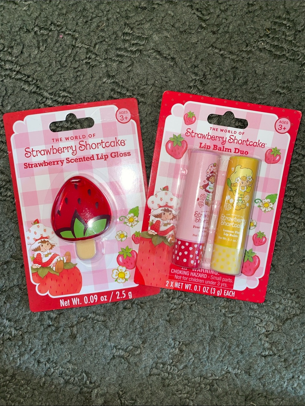 Strawberry Shortcake Strawberry Scented Lip Gloss & Lip Balm Duo
